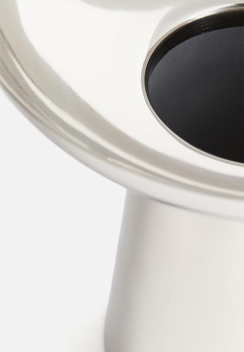 H&M - Large metal vase - silver