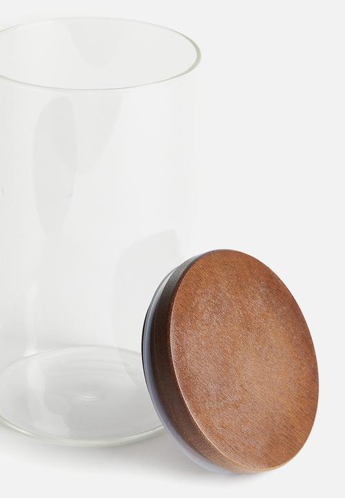 H&M - Lidded glass jar - transparent