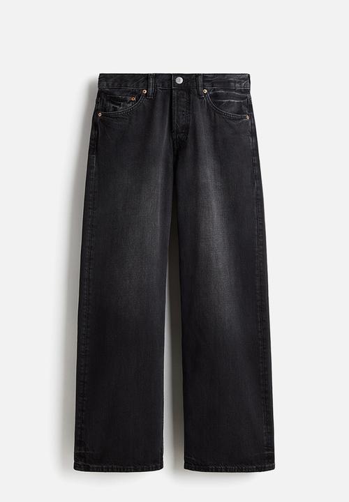 H&M - Loose straight jeans - denim black