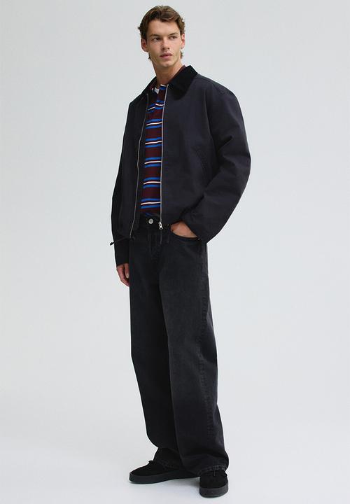 H&M - Loose straight jeans - denim black
