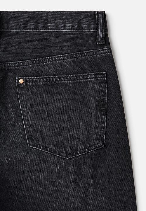 H&M - Loose straight jeans - denim black