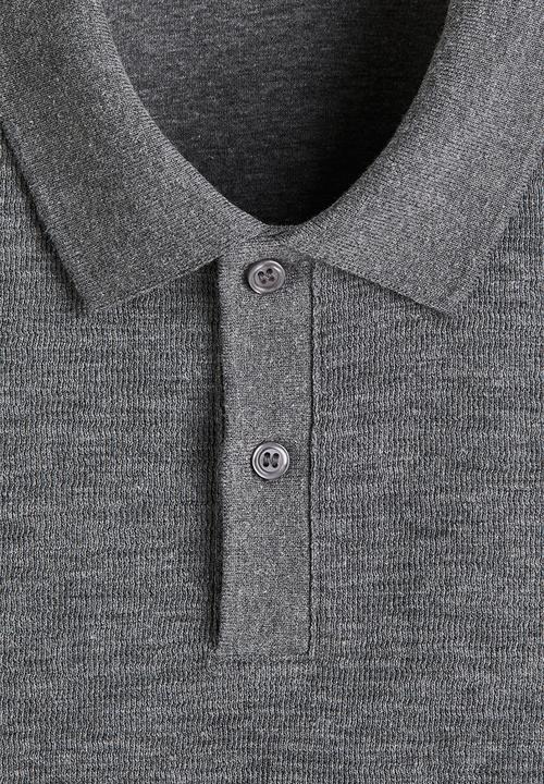 H&M - Slim fit polo shirt - dark grey