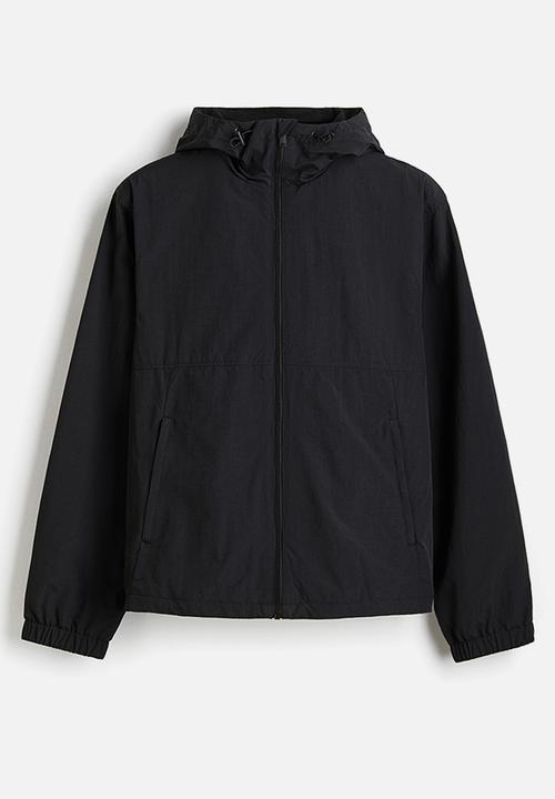 H&M - Hooded windbreaker - black