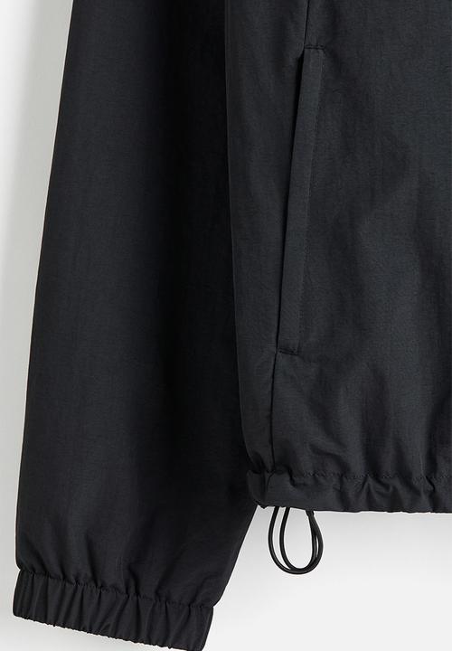 H&M - Hooded windbreaker - black