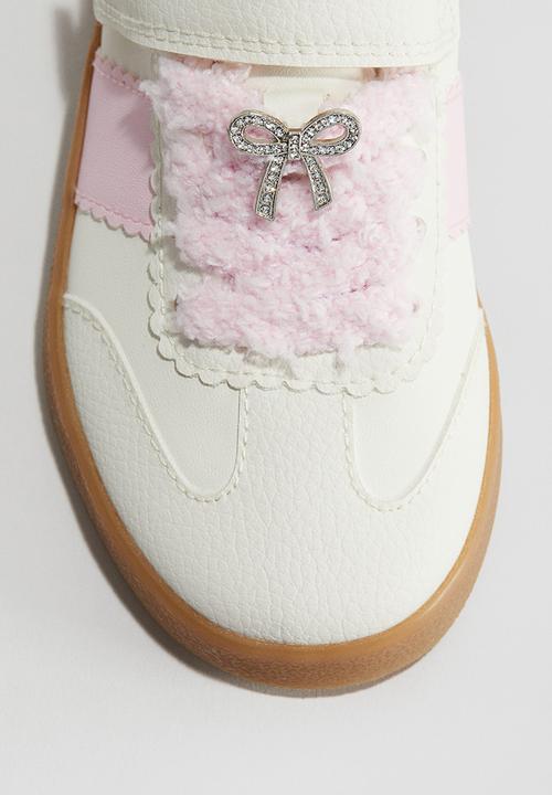 H&M - Trainers - white & light pink bow