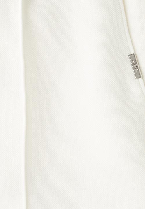 H&M - Regular fit tailored joggers - white