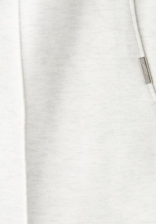 H&M - Regular fit tailored joggers - light grey marl 
