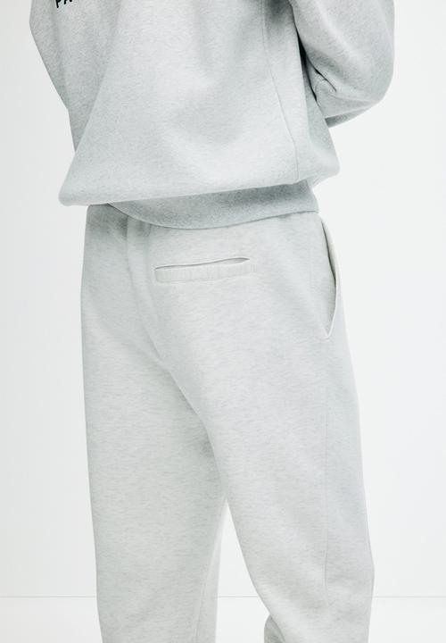 H&M - Regular fit tailored joggers - light grey marl 