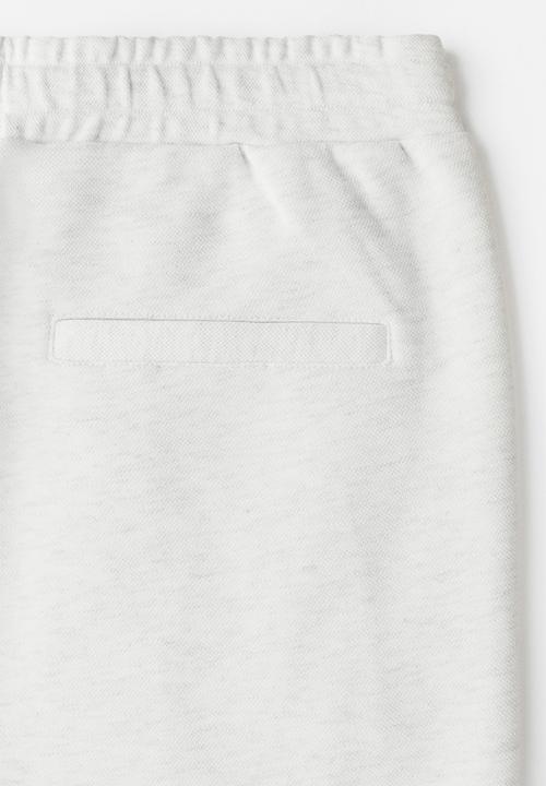 H&M - Regular fit tailored joggers - light grey marl 