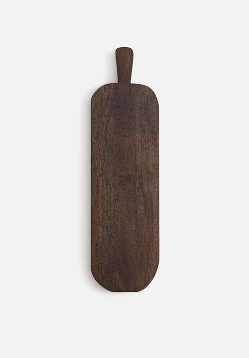H&M - Long mango wood chopping board - brown