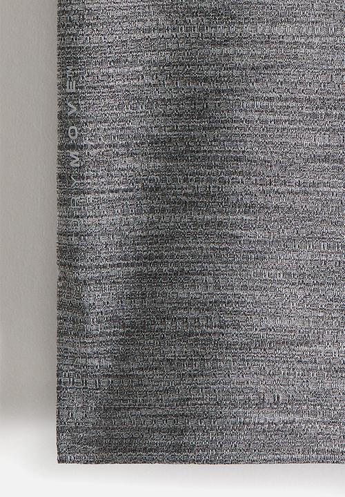 H&M - Muscle fit sports top with drymove™ - dark grey marl 
