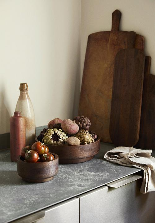 H&M - Large mango wood bowl - brown