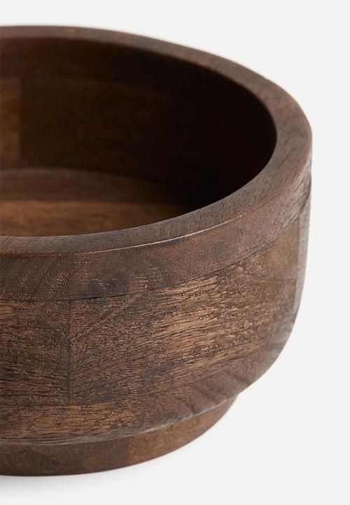 H&M - Mango wood bowl - brown