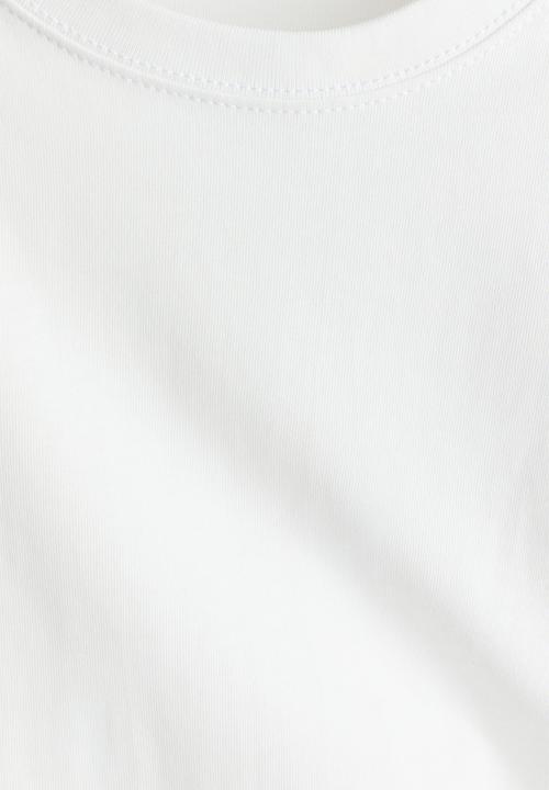 H&M - Boxy T-shirt - white