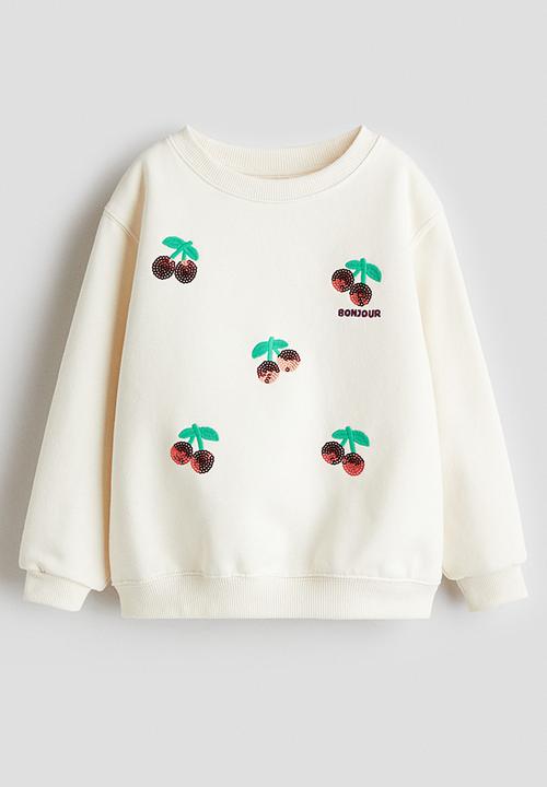 H&M - Sweatshirt - white cherries
