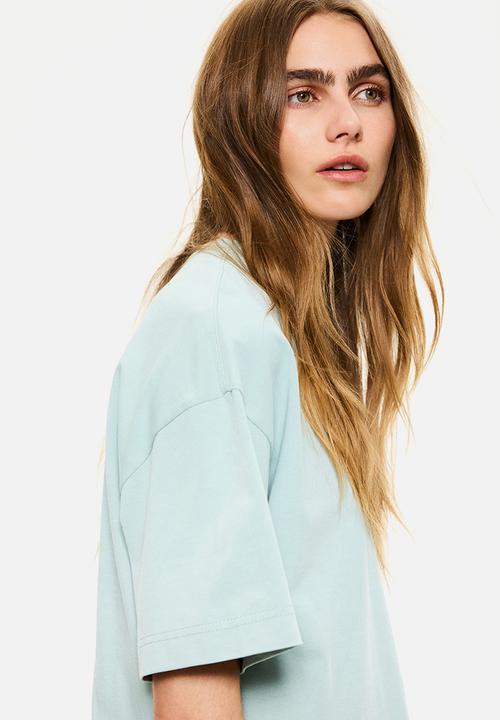 H&M - Boxy T-shirt - mint green