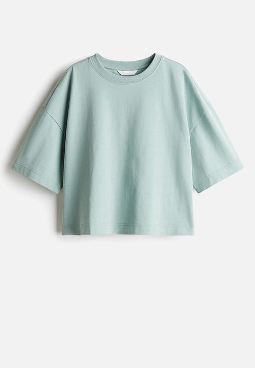 H&M - Boxy T-shirt - mint green