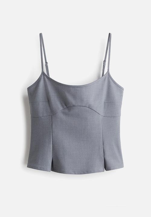 H&M - Strappy top - grey