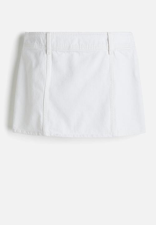 H&M - Mini skirt - white