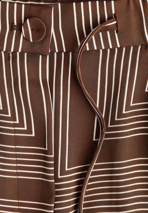 H&M - Wide trousers - brown patterned
