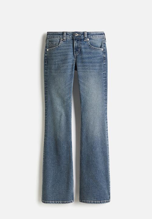 H&M - Flared low jeans - denim blue
