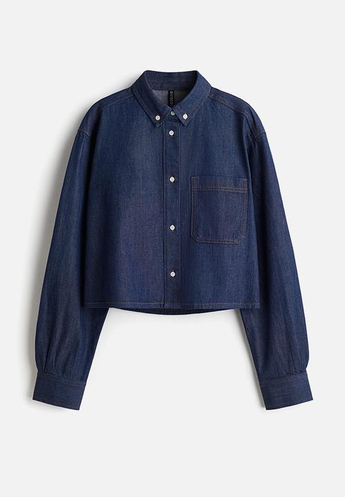 H&M - Denim shirt - dark denim blue