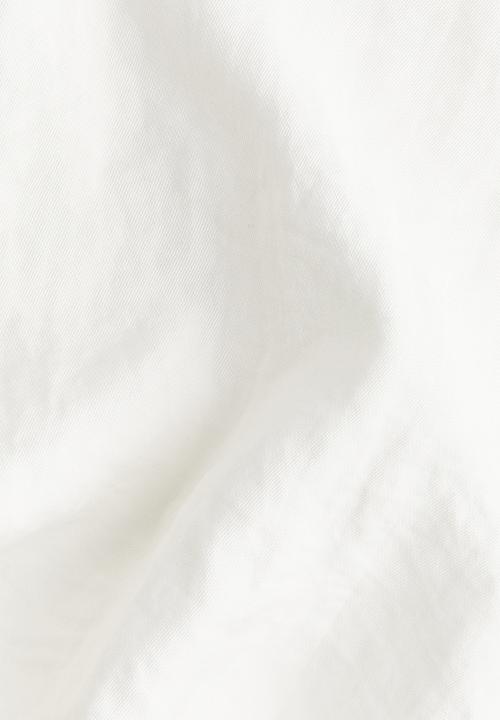 H&M - Waisted blouse - white