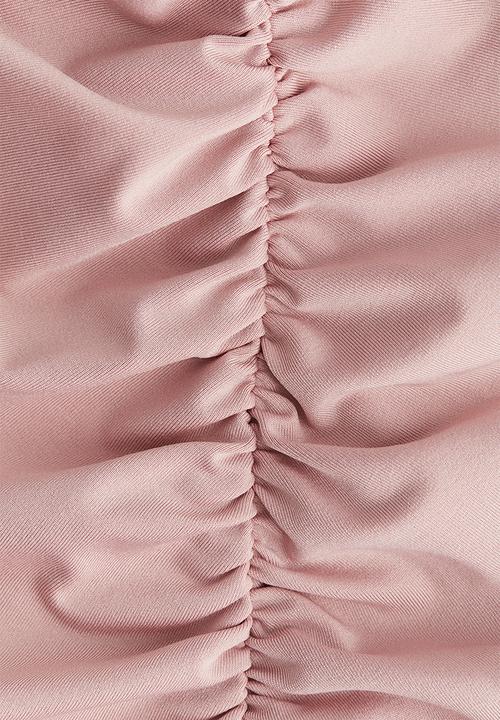 H&M - Gathered top -  light dusty pink