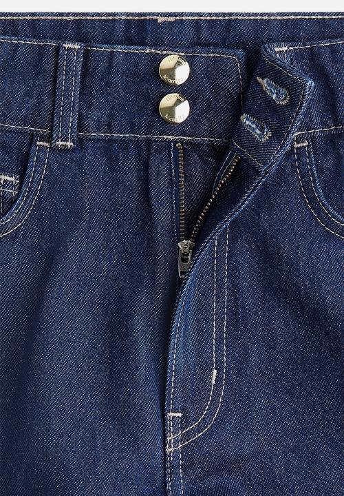 H&M - Denim shorts - dark denim blue