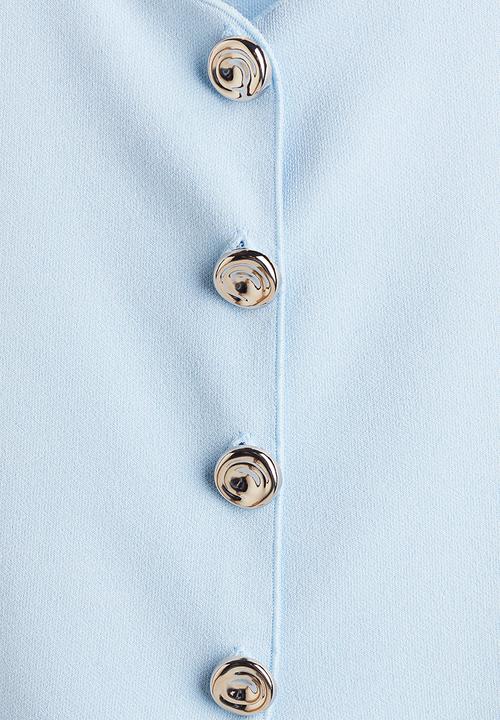 H&M - Jersey waistcoat - light blue