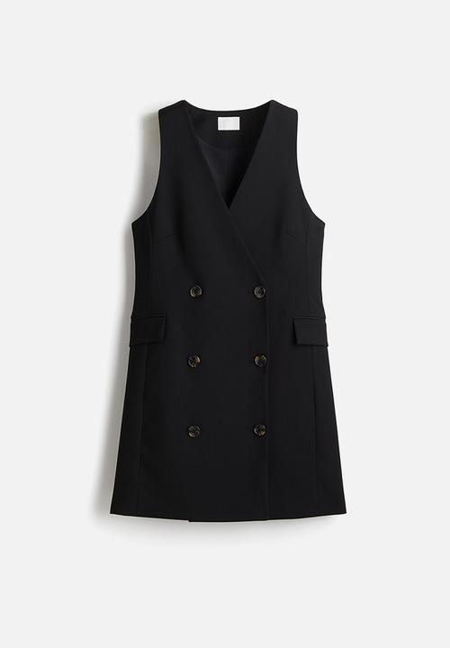 H&M - Waistcoat dress - black