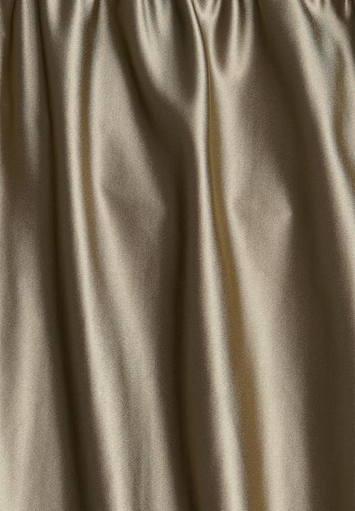 H&M - Drawstring-detail skirt - khaki green