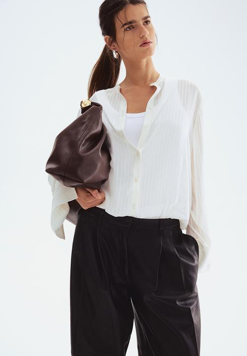 H&M - Sheer blouse - white