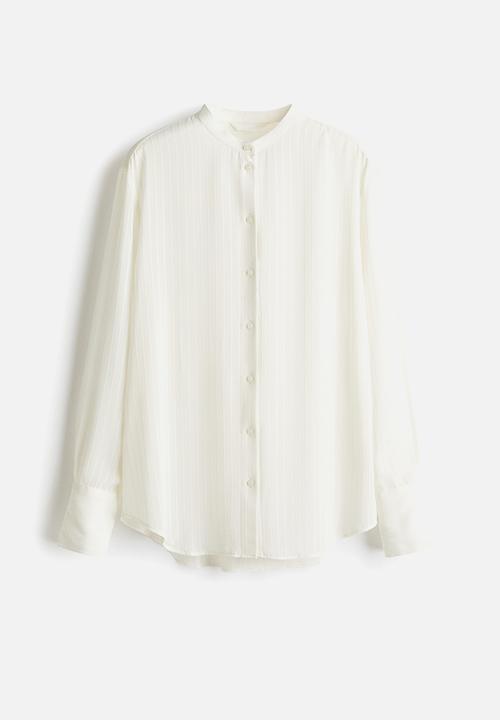 H&M - Sheer blouse - white