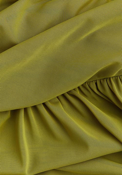 H&M - Draped dress - olive green