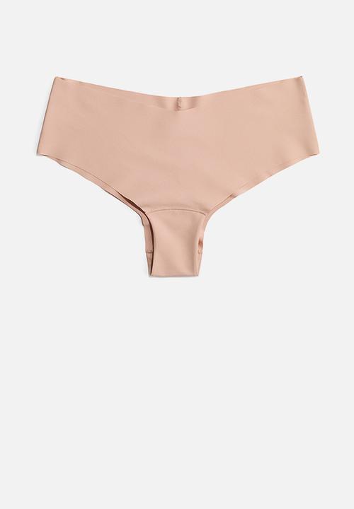 H&M - 3 pack invisible hipster briefs - light beige