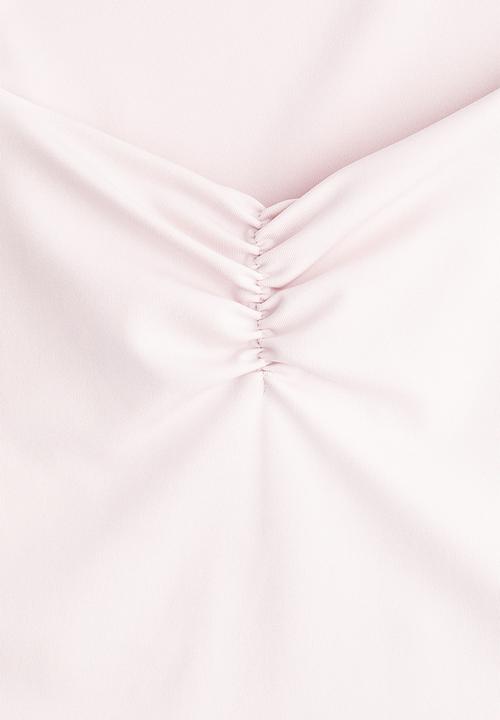 H&M - Gathered vest top - light pink 
