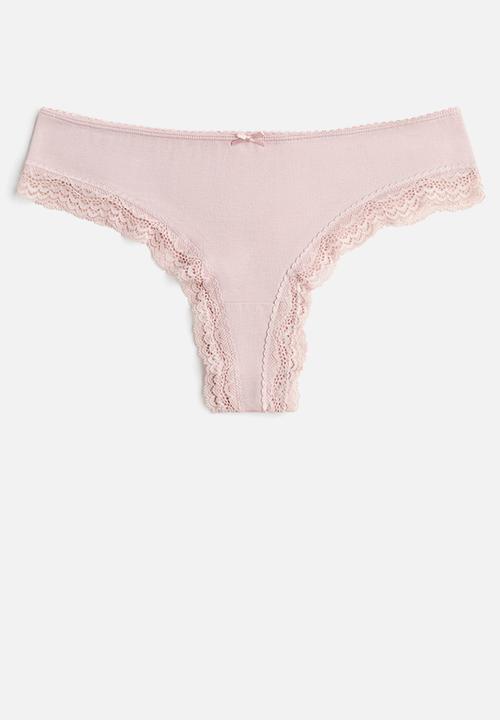 H&M - 5 pack brazilian briefs - multi