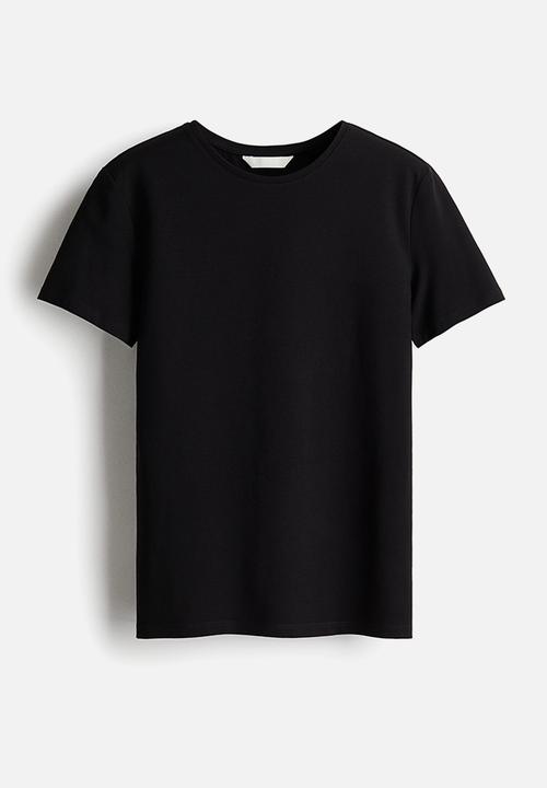 H&M - Fitted t-shirt - black