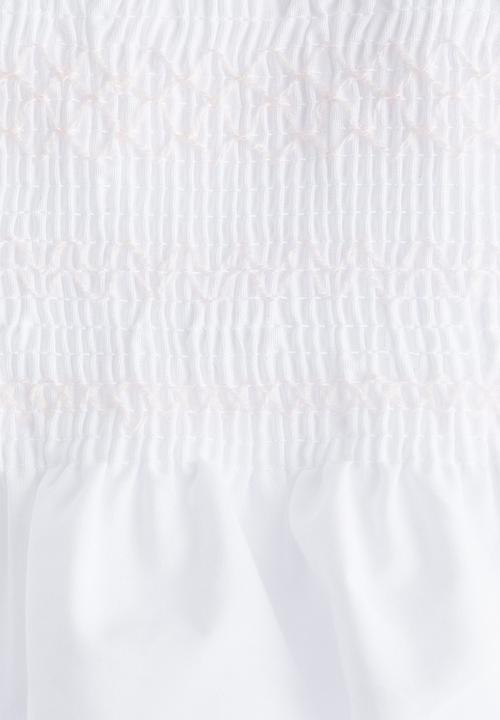 H&M - Smocked strappy top - white