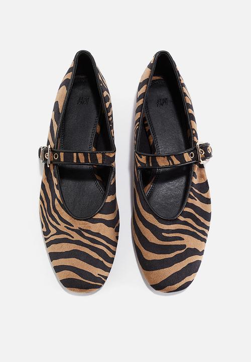 H&M - Mary jane ballet pumps - beige,multi
