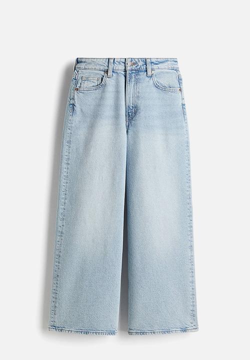 H&M - Wide jeans - light denim blue