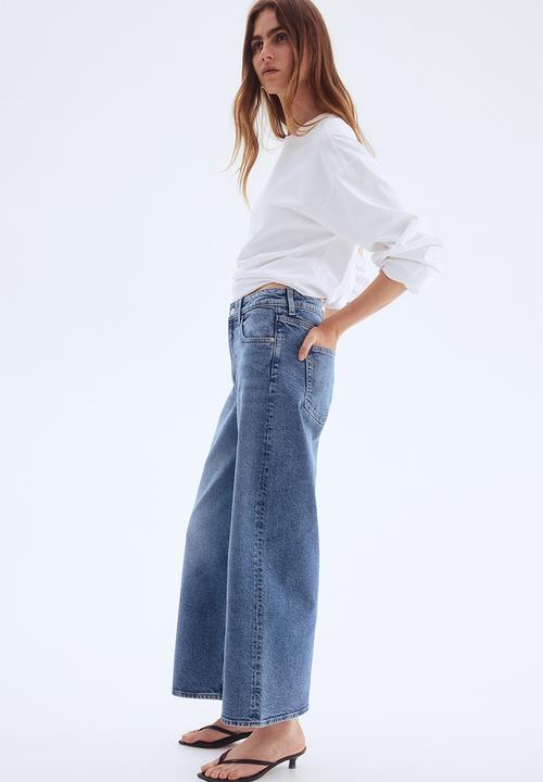 H&M - Wide jeans - denim blue