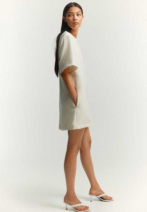 H&M - Mini dress - white