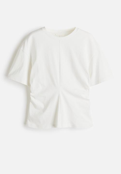 H&M - Waisted t-shirt - white