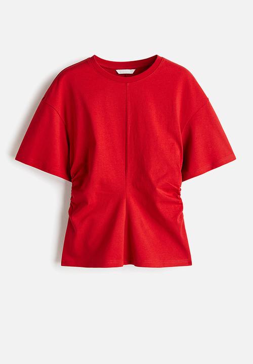 H&M - Waisted t-shirt - red