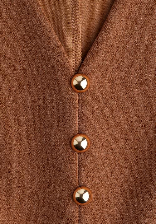H&M - Interlock waistcoat - brown