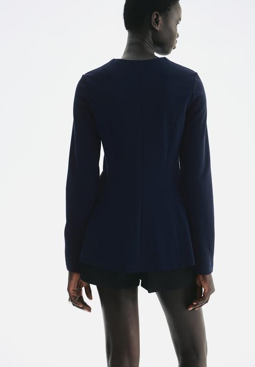 H&M - Interlock blazer - navy blue