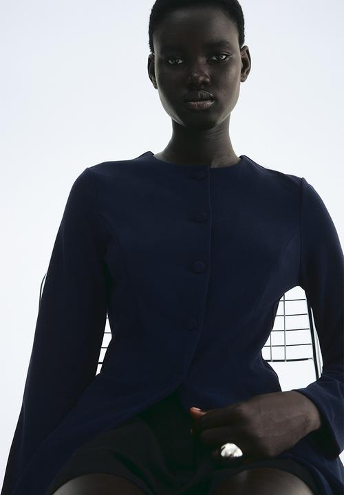 H&M - Interlock blazer - navy blue