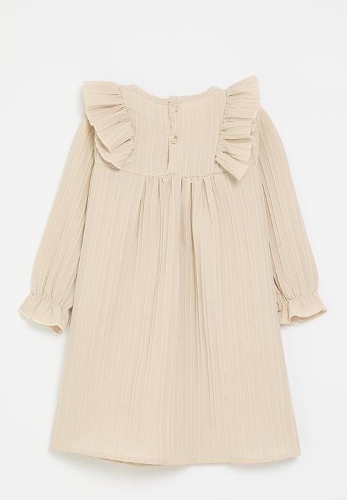 Pop Candy - Long sleeve frilled strap dress - pink